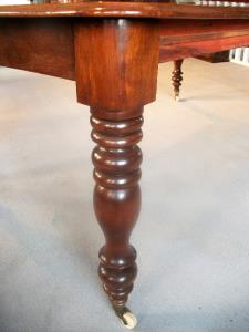 Mahogany Extendible Dining Table